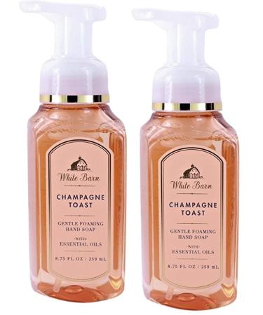 Bath and Body Works Gentle Foaming Hand Soap 8.75 fl oz (Pack of 2) (Champagne Toast) Unscented 8.75 Fl Oz (Pack of 2)