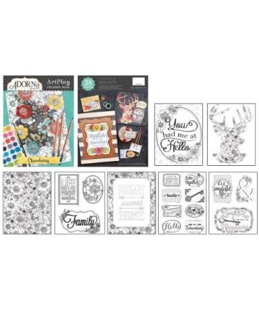 Adornit Artplay Chamberry Coloring Book - Creative Designs for Relaxation and Inspiration - Buy Online on GoSupps.com
