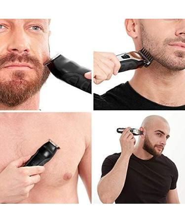 WAHL Men Beard Total Groom 8-in-1 Hair Trimmers for Men Black single - Buy Online on GoSupps.com