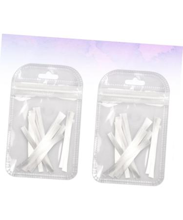 FRCOLOR 2 Manicure Fiber False Nail Fibers Nail Extension Fiber Nail Extensions Kit Fiber Paper for Nails Fiber Acrylic Nails Nail Fiber Paper Nail Art Gel Kit for Nails Extend Glass White 5.7X1CM White - Buy Online on GoSupps.com