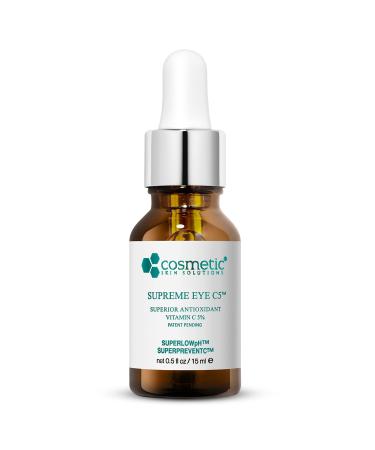 Supreme Brightening Eye Serum with 5% Vitamin C Hyaluronic Acid and Asiatic Acid (15 mL)