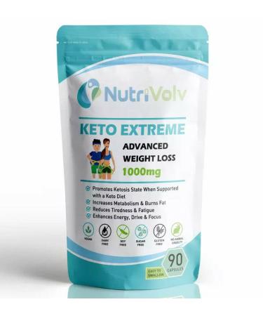 Keto Extreme Fat Burner Keto Diet Weight Loss Boost Energy Level & Metabolism - 90 Capsules