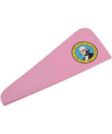 Washington State Seal Microfiber Hair Towel Wrap - Super Absorbent Hair Turban for Women (10" x 26") - Perfect for Fast Drying & Comfort - Buy Online on GoSupps.com