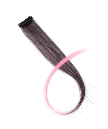 18 Inch Curly Hair Clip One Hair Extension Natural Long Synthetic Wig Female Girl Pink Blue Colorful 18inches 4