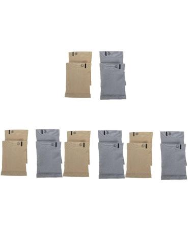 FOMIYES 8 Pairs Arch Support Arch Cushion Pads Plantar Sleeves Plantar Socks Plantar Support Foot Support Insole Sebs Sole of Foot