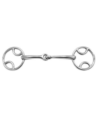 Loop Ring Bridle Standard Width Mouthpiece Single Jointed 10.2 cm
