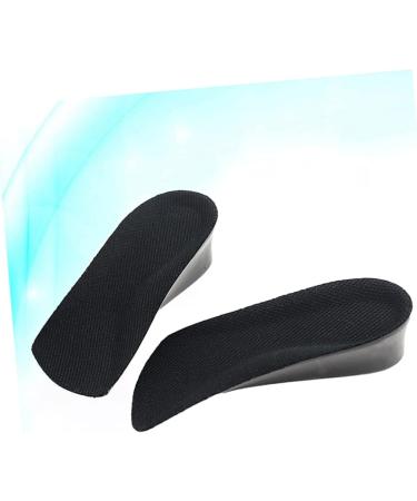 GLEAVI PU Shoe Insoles - 2 Pairs Height Increase Inserts for Men & Women - Invisible Arch Support Pads - Half Size Black - Buy Online on GoSupps.com