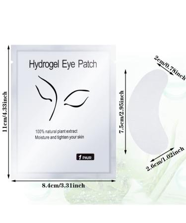 Fanshionide 50 Pair Eyelash Extensions Eye Pads - Lint Free Gel Patches for Perfect Eyelash Applications - International Shipping Available - Buy Online on GoSupps.com