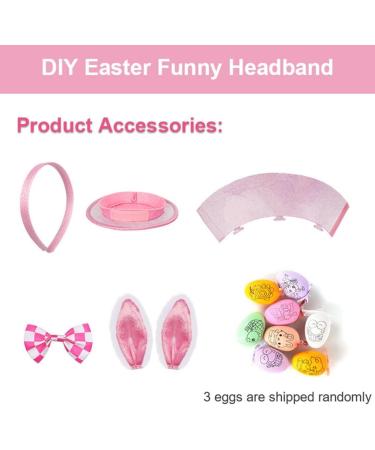 TQUXNGA Easter Headbands Easter Hat Kid Easter Party Hat Easter y Headband Headband Easter Day Headband Pink - Buy Online on GoSupps.com