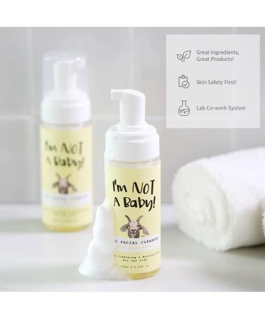 I m NOT A Baby! Kids Goat Milk Face Wash - Gentle Facial Cleanser for Sensitive Skin - Buy Online on GoSupps.com