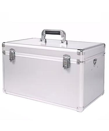 WHYATT Medicine Lock Box Medical Box Lock Box for Storage Aluminum Medicine Box With Key Medication Lock Box (Size : 17.7X10.6X10.6in (45X27X27cm))