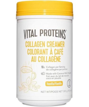 Vital Proteins Collagen Peptides 567g - Hydrolyzed Collagen - 10g per Serving - Unflavored & Collagen Creamer 300g 10 g Collagen Peptides per serving - Vanilla Flavoured - Buy Online on GoSupps.com