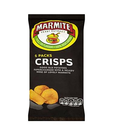 Marmite Pot Set of 6 packs of chips of 25 g