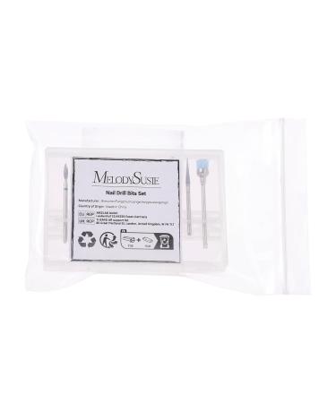 Melodysusia 10PC Diamond Bits Set - Professional Nail Miller for Manicure & Pedicure | Premium Silver Grinding Tools - Buy Online on GoSupps.com