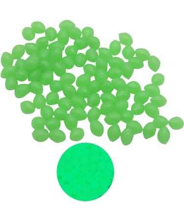 1000pcs Green Glow Fishing Beads Oval Egg Beads Tool Jigs Rigging Soft/Hard Fishing Tackle - Buy Online on GoSupps.com