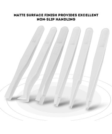 Fuckette Carbon Fiber Antistatic Tweezers Set - 6 Precision Tools for Electronics & Jewelry Repair - Buy Online on GoSupps.com