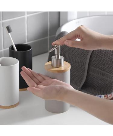 Ganekihedy 400ml Ceramic Toothbrush Mug - Stylish Bathroom Cup for Toothbrushes & Toothpaste | Matt Finish - Buy Online on GoSupps.com