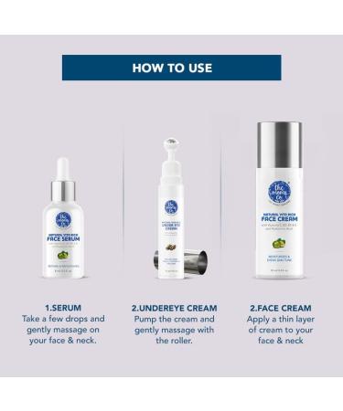 The Moms Co. 24 Hour Skincare Starter Kit With Natural Vita Rich Face Cream 25ml Vitamin C Face Serum 8ml And Under Eye Cream 15g - Buy Online on GoSupps.com