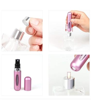 InfantLY Bright 5ml Perfume Atomizer - Portable Mini Aluminum Spray Bottle for Travel - Refillable Cosmetic Container - Buy Online on GoSupps.com
