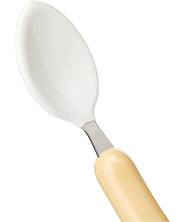 Homecraft Caring Cutlery Ivory Teaspoon - Soft Coated Stainless Steel Utensil for Elderly & Disabled (VAT Relief Eligible) - Buy Online on GoSupps.com