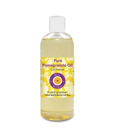 Deve Herbes Pure Pomegranate Oil (Punica granatum) Natural Therapeutic Grade Cold Pressed 200ml (6.76 oz) 200 ml (Pack of 1)