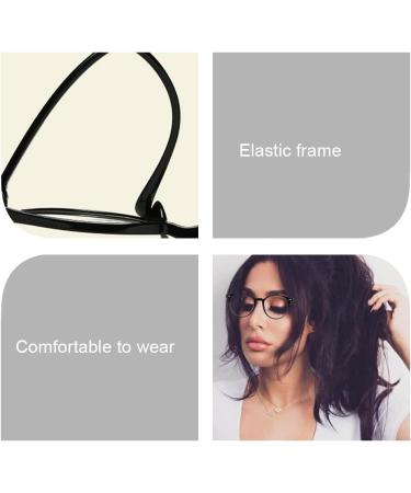 TAORANJU Blue Light Blocking Glasses for Women & Men | Stylish Curved Frame for Small Faces | Anti Dry Eyes & Glare | Non-Prescription Computer & Reading Glasses - Buy Online on GoSupps.com