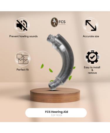 FCS Hearing Devices Ear Hook for Phonak Bolero B90 P BTE - Durable Replacement Accessory | Easy Installation & Anti-Howling Design - Buy Online on GoSupps.com