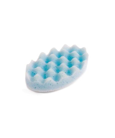 Juvo Products Replacement Bath Sponges for Combination Lotion Applicator and Bathing Wand 2-Pack Blue Replacement Sponge Pads