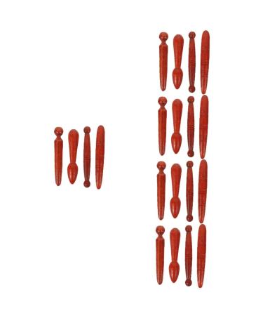 FRCOLOR 20 STK acupuncture rod massage tools facial acupressure-bar massage point tab Thai massage tab Face tools Massage devices for feet trigger-stick massage stick H lzern manual