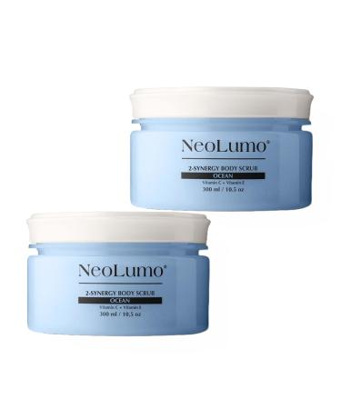 Ocean Synergy - Set of 2 body scrubs: Cleansing & invigorating (successor to ObeyYourBody) 300 g (1 pack)
