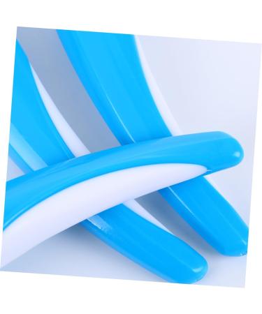 Buy Homsfou 3ST Two-Color Prosthesis Brush - Gentle Hygiene Cleaner for Dentures | Dental Floss Cleaning Brush for Kids - 1 Piece (Blue) - Buy Online on GoSupps.com