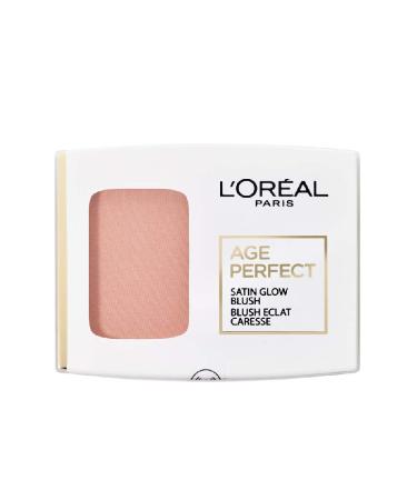 L'Or al Paris Age Perfect Satin 101 Pink/Rosewood Silky Blush Powder 5 g No. 107 in copper/hazelnut.