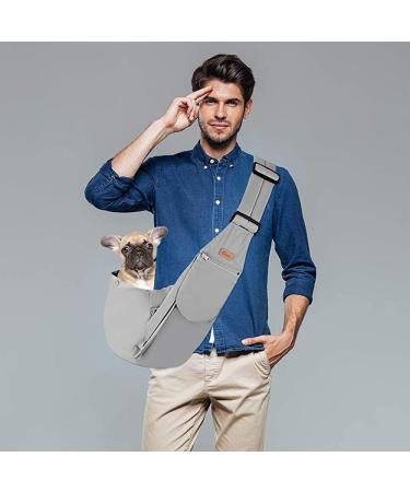 Buy Cuby Dog Carrier Pocket Adjustable Sling for Small & Medium Dogs Cat Pocket with Kifcos Shoulder Strap Safety Belt for Walks - Stylish & Functional - Buy Online on GoSupps.com