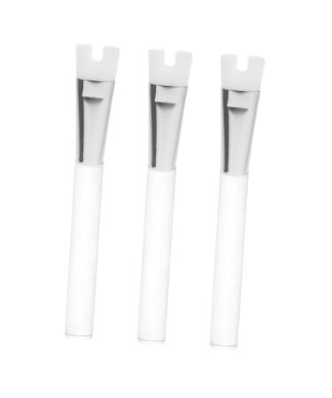 DRESSOOS 3pcs Nose Shadow Highlighter Brush Makeup Brush for Nose Contour Eye Shadow Brush Make up Nylon 12.30X1.90X1.10CM As Shown