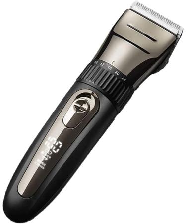 Professional Hair Clippers - Rechargeable Hair Beard Trimmer Cordless Haircut Kit with Ceramic Waterproof Blades 2-Speed Adjustable for Men Stylists Barbers Men Gift (Black)