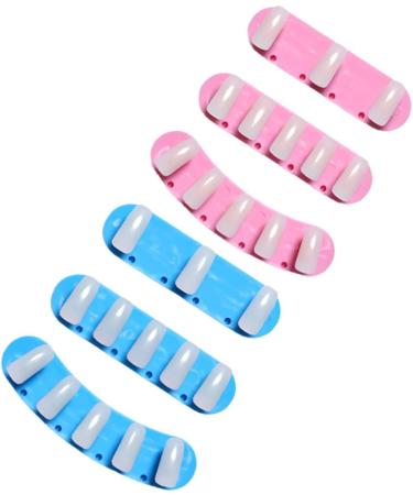 MAGICLULU 6 Boxes Nail Practice Rack Nail Tips Training Tool Fingernail Art Stand Nail Display Stand Tip Stand for Nails Nail Practice Holder Nails Gel Training Rack Manicure - Buy Online on GoSupps.com