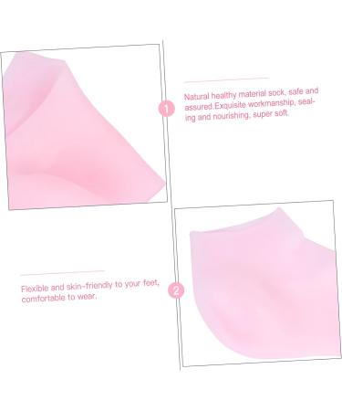 POPETPOP 2 Pairs Protective Socks Heel Sockss Feet Repair Socks Nail Polish Moisturizing Feet Sock Hard Skin Repair Socks Exfoliating Socks Foot Heel Pad Sebs Anti-Crack Miss - Buy Online on GoSupps.com