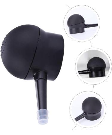 PLAFOPE 4 Pcs Silicone Nozzle Hair Fibers Pump Loose Powder Spray Powder Applicator Black - Buy Online on GoSupps.com