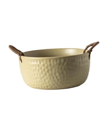 Ioensy Elegant Ceramic Ramen Bowl Set with Handles for Dining and Entertaining Style B