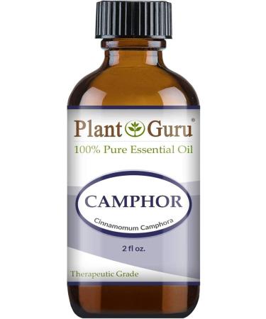 Camphor Essential Oil 2 oz | 100% Pure & Undiluted | Therapeutic Grade for Skin Hair Growth & Aromatherapy - Buy Online on GoSupps.com