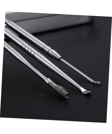 Hemoton 3pcs Stainless Steel Ear Cleaner Set - Ear Scoop, Ear Spoon, Wax Remover - Silver Earmuffs for Gentle Ear Cleaning - Buy Online on GoSupps.com