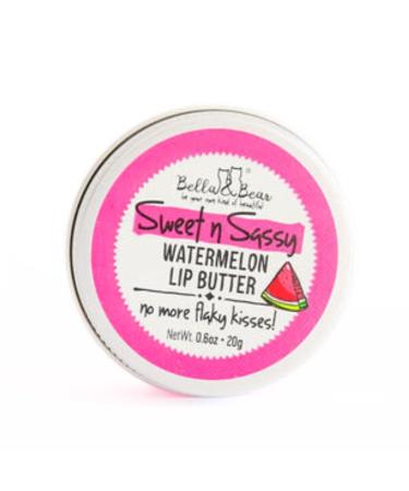 Bella & Bear Sweet 'n' Sassy Vegan Watermelon Lip Butter 0.6 oz