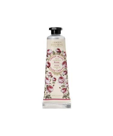 Panier des Sens Rose Hand cream for dry cracked hands with Olive oil & Shea butter  hand lotion - Made in France 97% natural - 1Floz/30ml Rose 1 Fl Oz (Pack of 1) - Buy Online on GoSupps.com