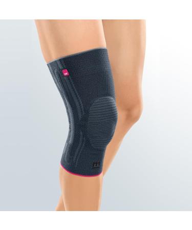 Medi Genumedi Knit Knee Support Compression Sleeve IV Silver for Men & Women - Best Pain Relief & Support - Buy Online on GoSupps.com