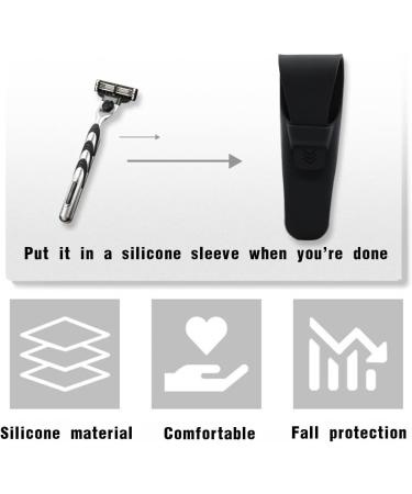 Eodkse Portable Razor - Travel-Friendly Silicone Shell - Dust & Damage Protection - Ideal for Razor Planes - Black - Buy Online on GoSupps.com