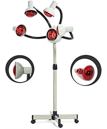 Hair Color 5 Head Infrared Lamp | Red Light Therapy Hair Dryer & Color Processor with Flexible Arms - Buy Online on GoSupps.com