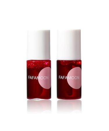 ADPAN Lip Tint Fafamoon Peptide Lip Tint Fafamoon Lip Tint Fafamoon Long Lasting Lip Gloss Lip Tint Stain Set Mini Liquid Lip Stain Long Lasting Waterproof Non-sticky Transfer-Proof(03+04)
