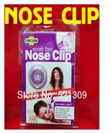 Silicone snoring device snore free nose clip no more sleepless nights Quick-snoring device As seen on TV