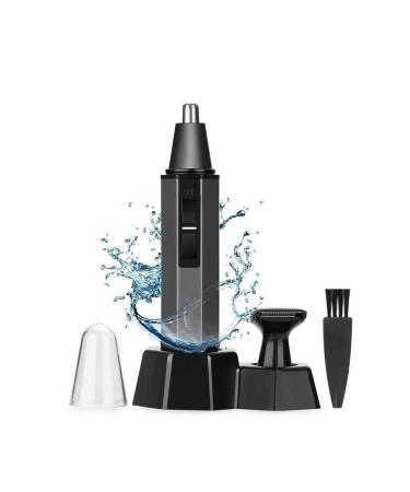 Ear and Nose Hair Trimmer Clipper - Professional Painless Beard Hair Trimmer for Men and Women Battery-Operated Waterproof Dual Edge Blades for Easy