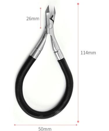 Nail Clippers Spiral Spring Cuticle Trimmer Nippers Cleaner Nail Gap Remover Dead Skin Rescue Hangnail(Blue) - Buy Online on GoSupps.com